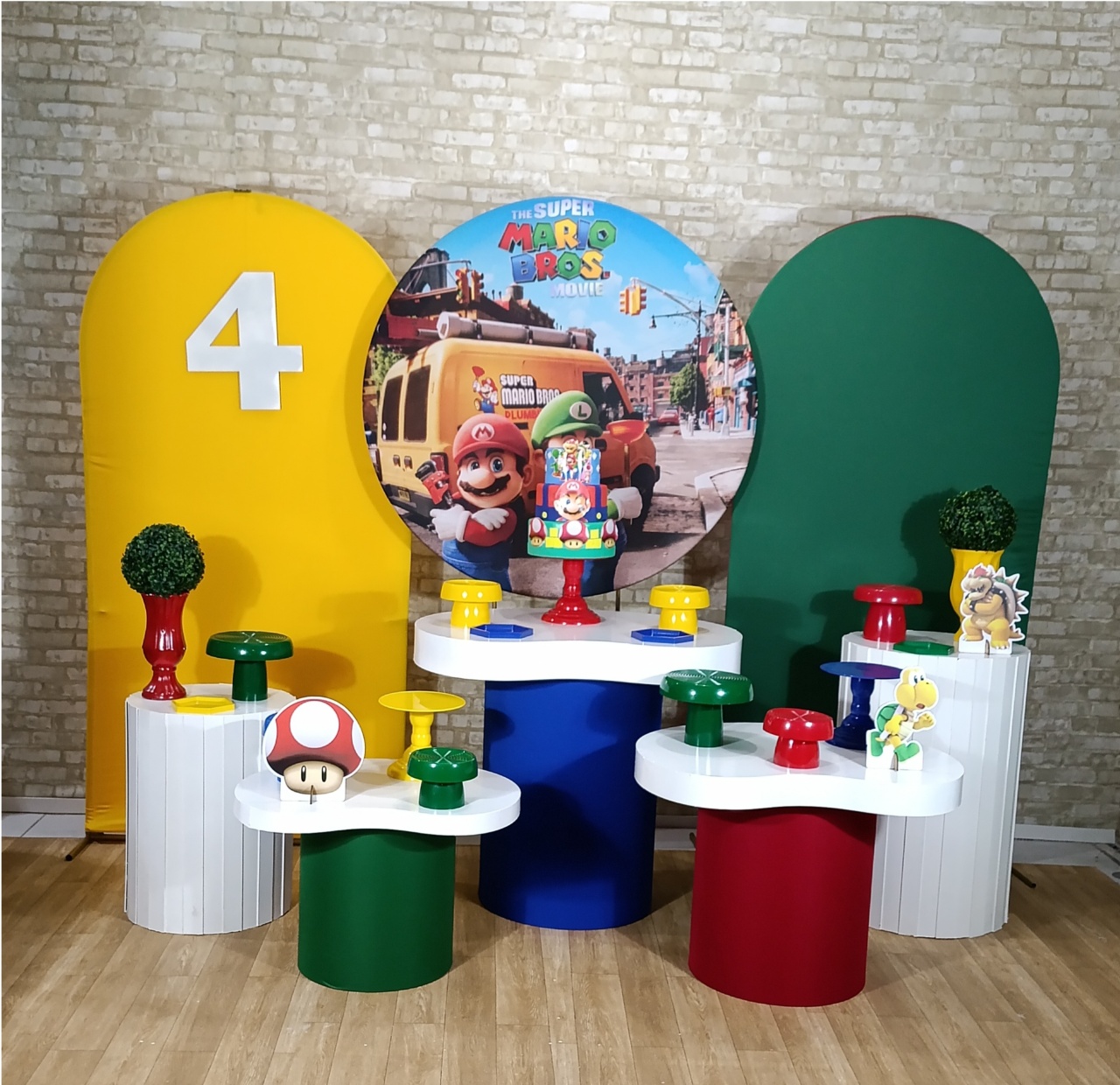 Alugue Decoração Super Mario ( Modelo 12) - HZM Decoração e Locação