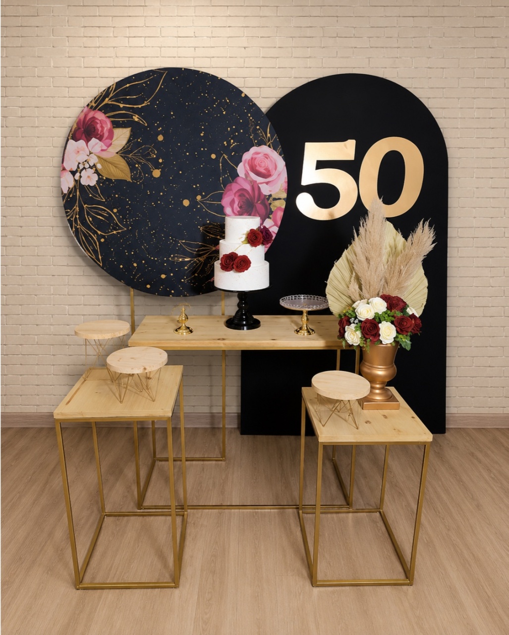 Alugue Decoração 50 Anos (Modelo 6) - HZM Decoração e Locação