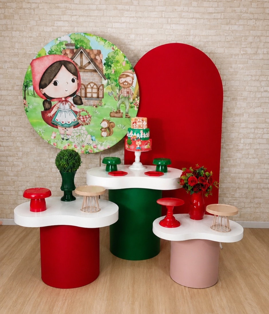 Alugue Decoração Chapeuzinho Vermelho (Modelo 8) - HZM Decoração e Locação