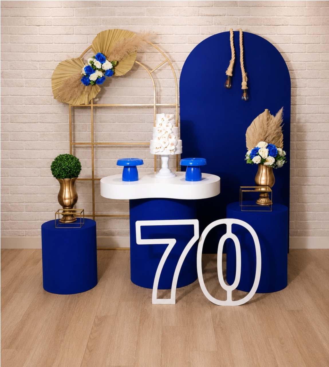 Alugue Decoração 70 Anos (Modelo5) - HZM Decoração e Locação