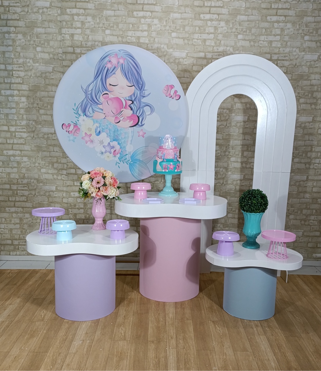 Alugue Decoração Sereia ( Modelo 7) - HZM Decoração e Locação