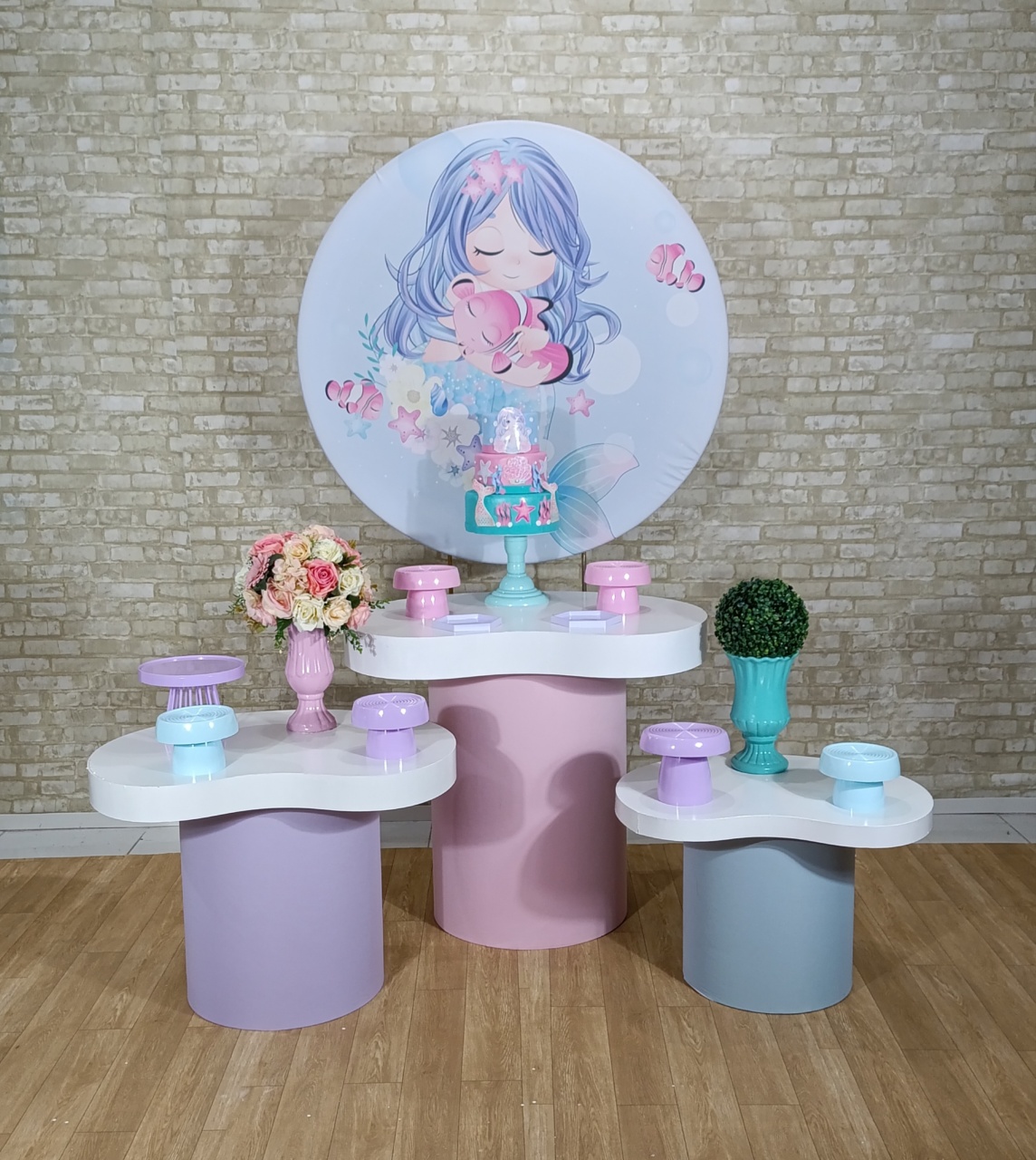 Alugue Decoração Sereia ( Modelo 11) - HZM Decoração e Locação