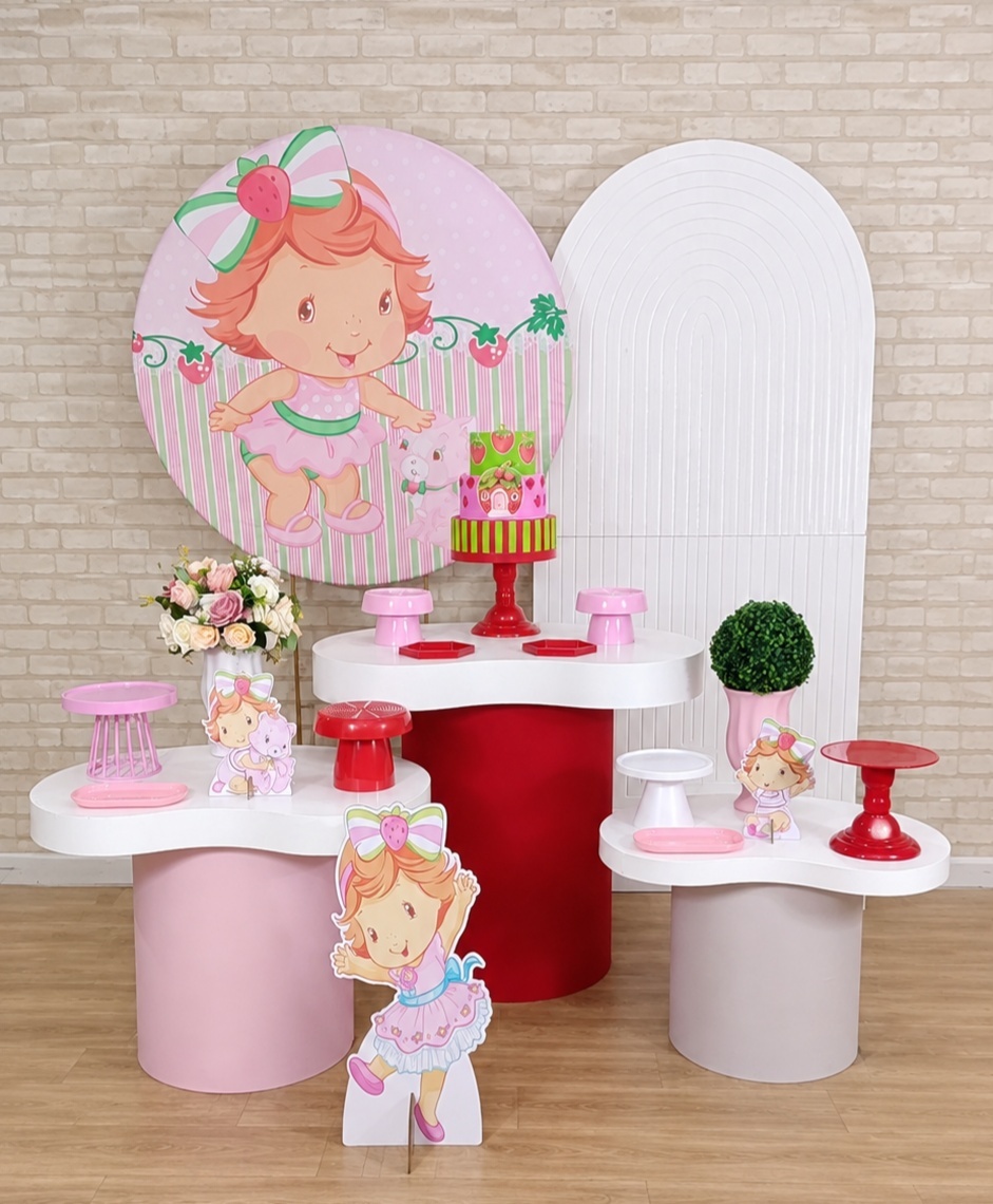 Alugue Decoração Moranguinho Baby ( Modelo 9) - HZM Decoração e Locação