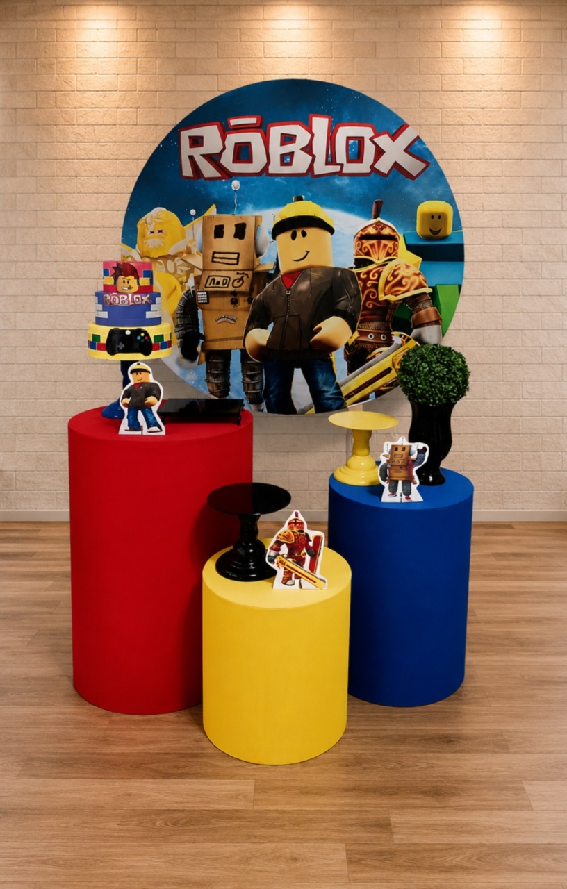 Alugue Decoração Roblox (Modelo 1) - HZM Decoração e Locação