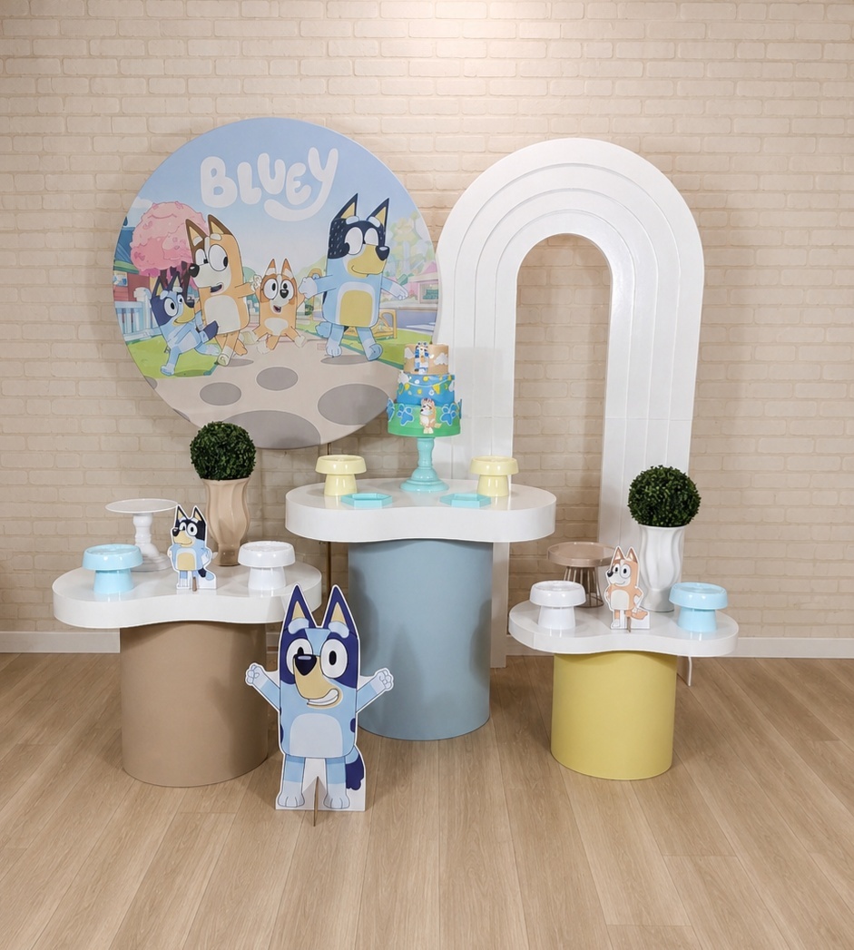 Alugue Decoração Bluey ( Modelo 8) - HZM Decoração e Locação