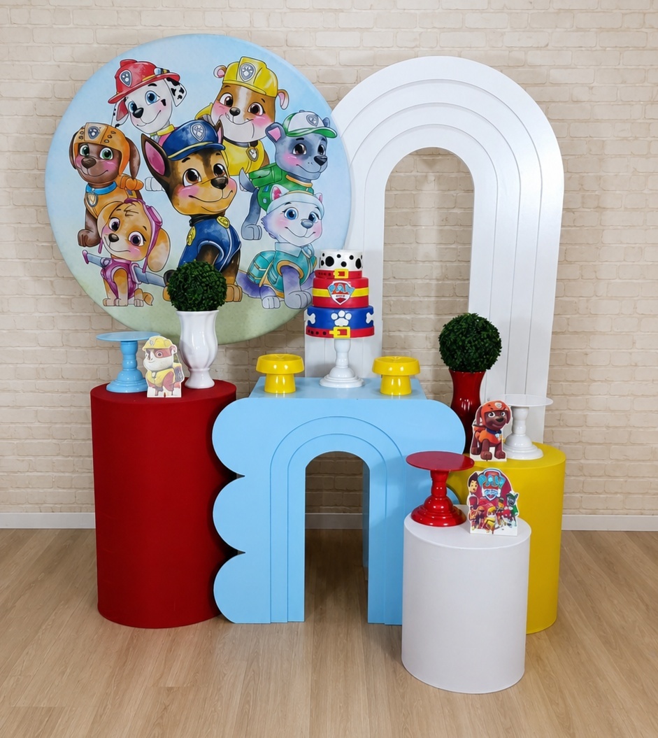Alugue Decoração Patrulha Canina (Modelo 10) - HZM Decoração e Locação