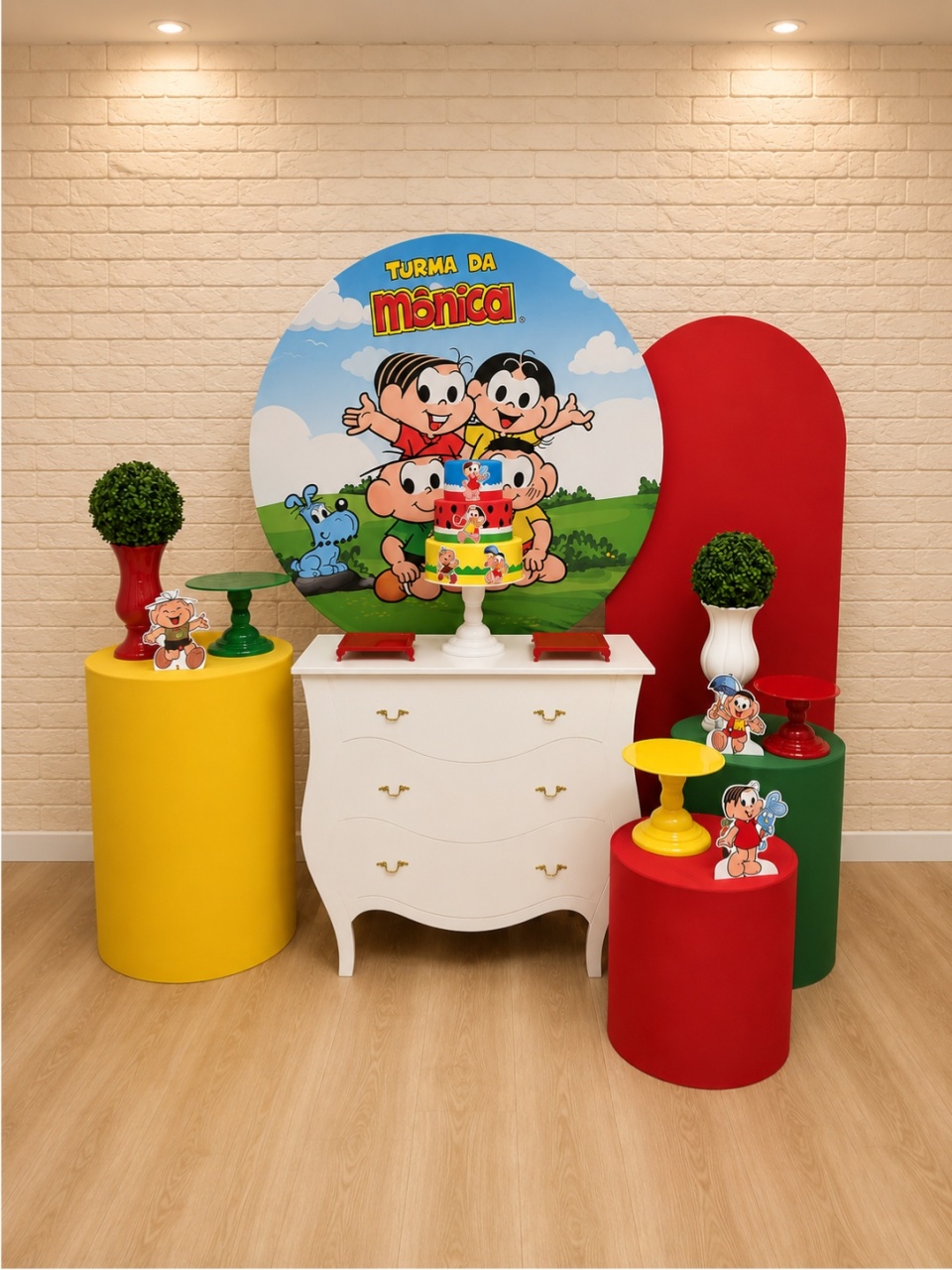 Alugue Decoração Turma da Mônica ( Modelo 3) - HZM Decoração e Locação