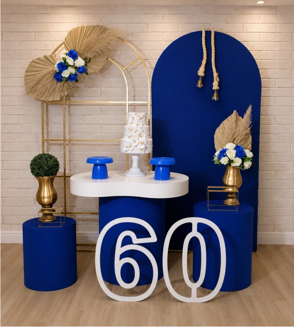 Alugue Decoração 60 Anos (Modelo 4) - HZM Decoração e Locação