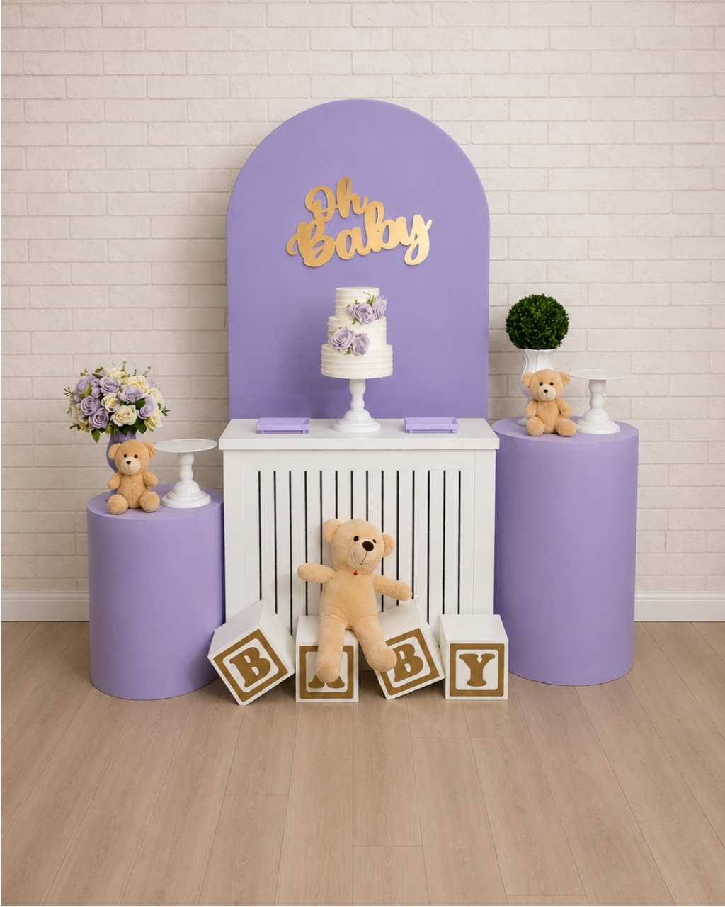 Alugue Decoração Chá de Bebê  (Modelo 30) - HZM Decoração e Locação