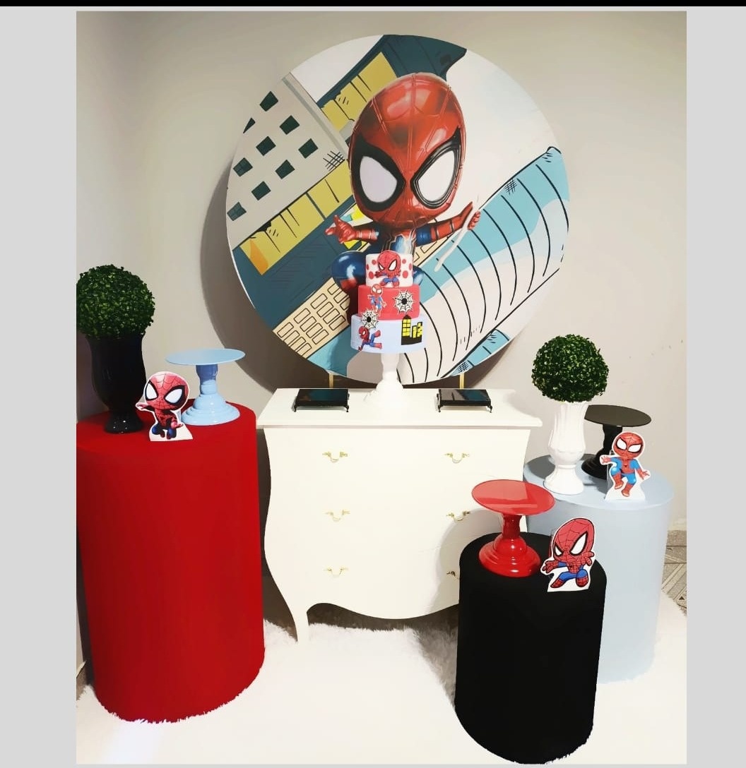 Alugue Decoração Homem Aranha Cuti ( Modelo 2) - HZM Decoração e Locação