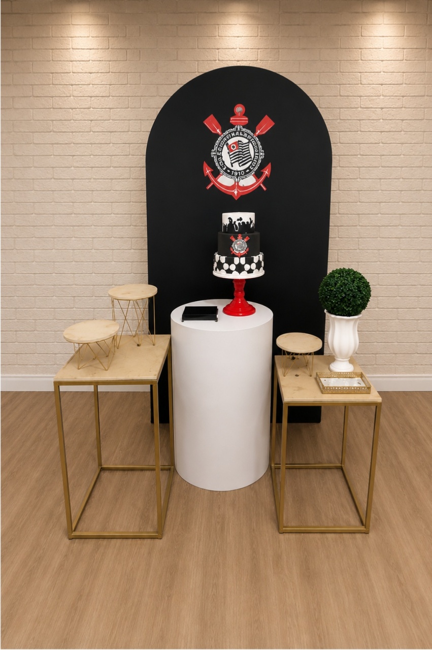 Alugue Decoração Corinthians ( Modelo 6) - HZM Decoração e Locação