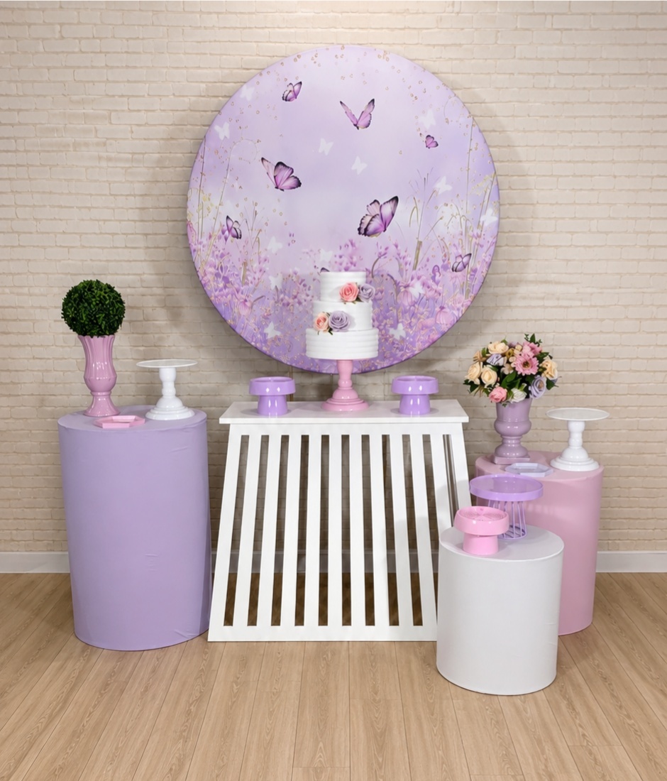 Alugue Decoração Borboleta Lilás ( Modelo 2) - HZM Decoração e Locação