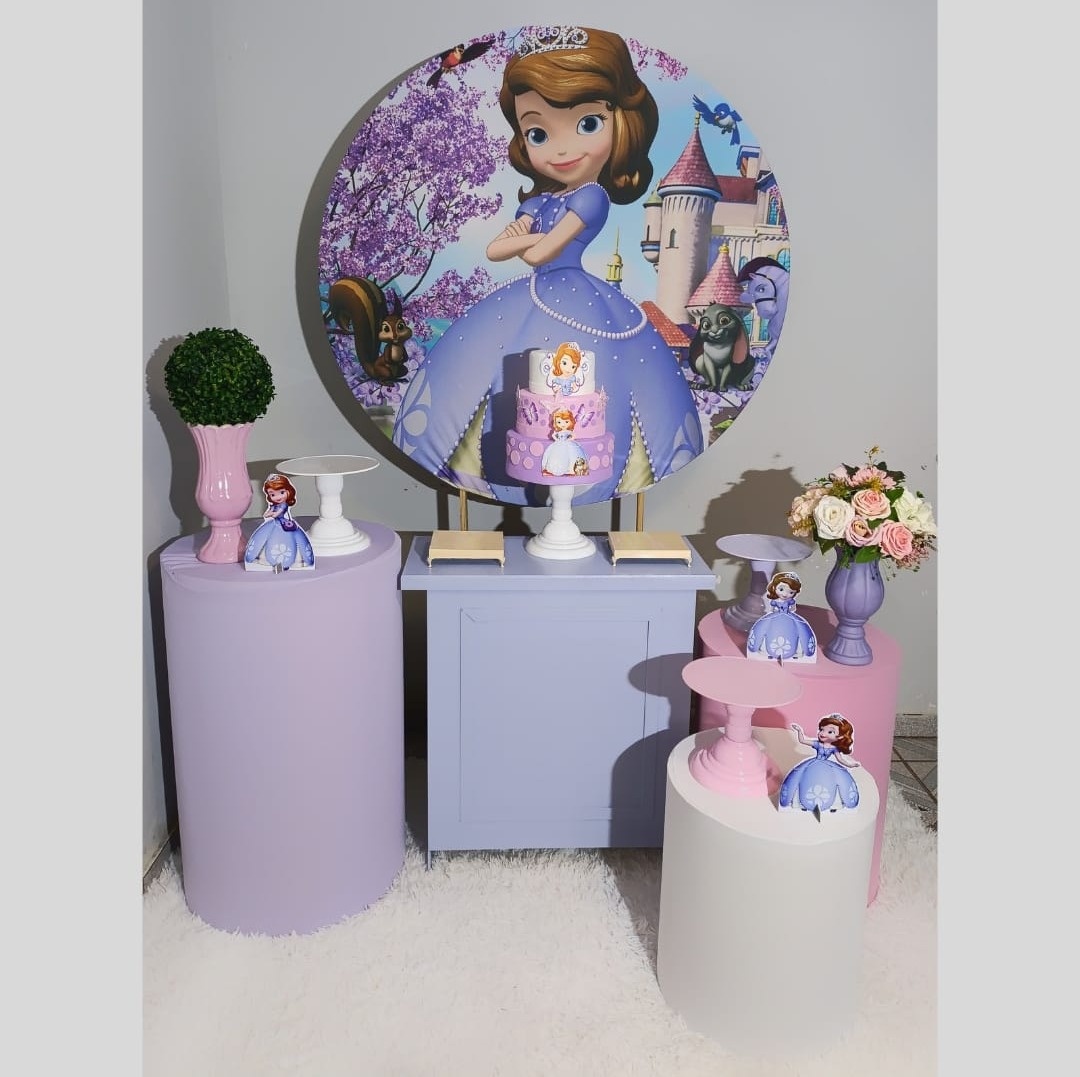 Alugue Decoração Princesa Sofia  (Modelo 2) - HZM Decoração e Locação