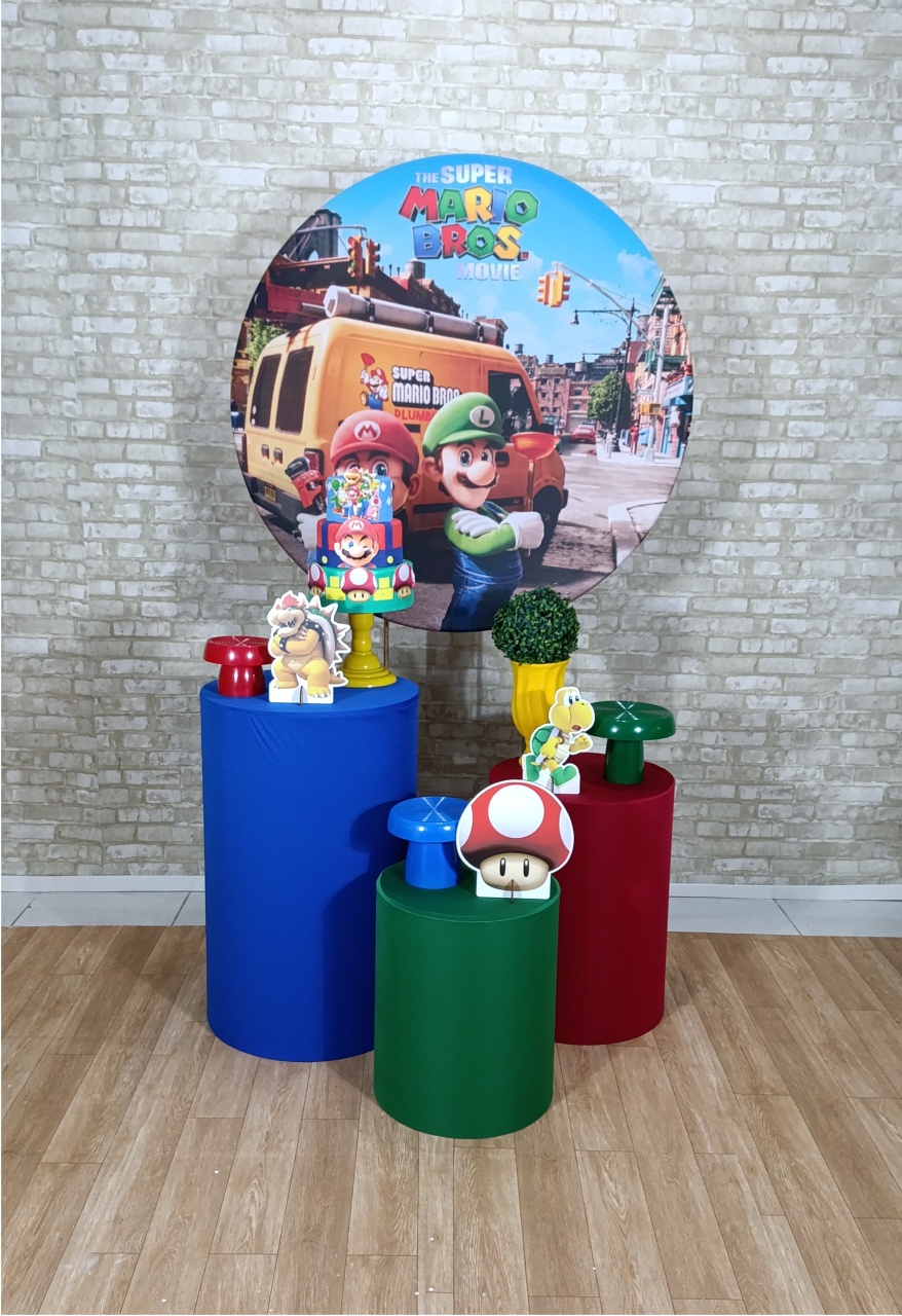 Alugue Decoração Super Mario ( Modelo 1) - HZM Decoração e Locação