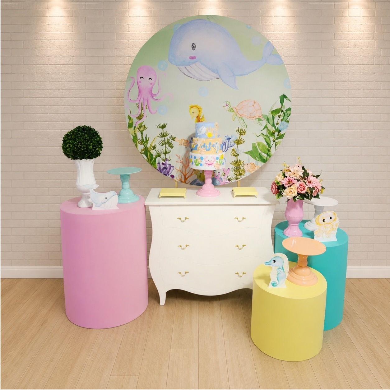 Alugue Decoração Fundo Do Mar ( Modelo 2) - HZM Decoração e Locação