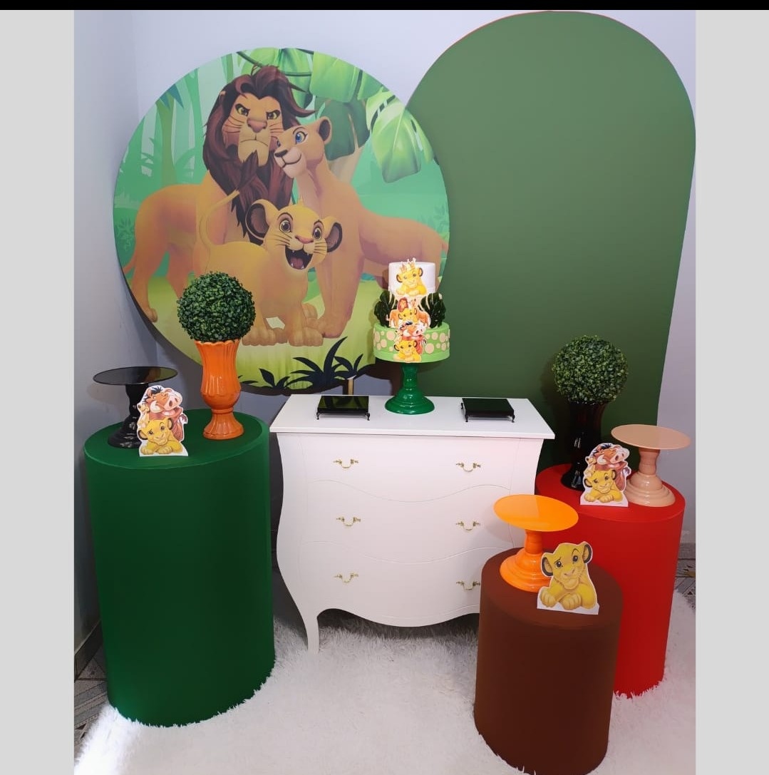 Alugue Decoração Turma Do Rei  Leão ( Modelo 3) - HZM Decoração e Locação