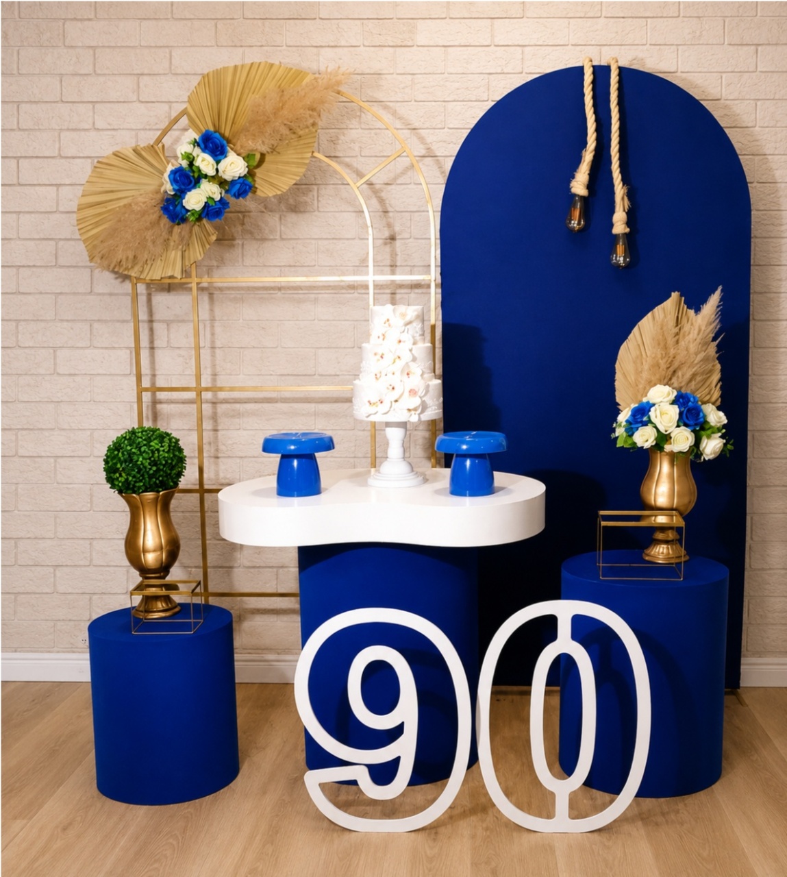 Alugue Decoração 90 Anos (Modelo 6) - HZM Decoração e Locação