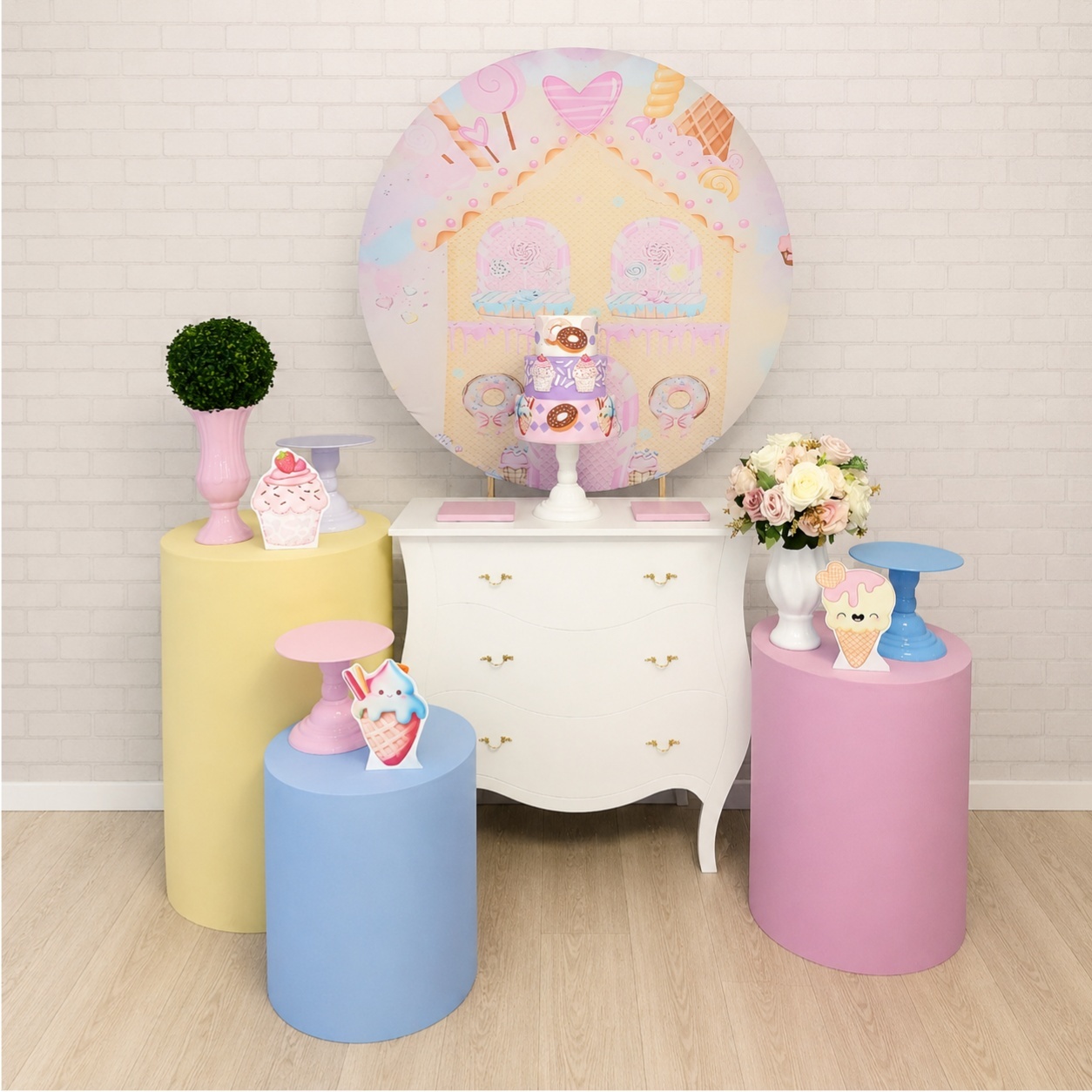Alugue Decoração Doce (Modelo 2) - HZM Decoração e Locação