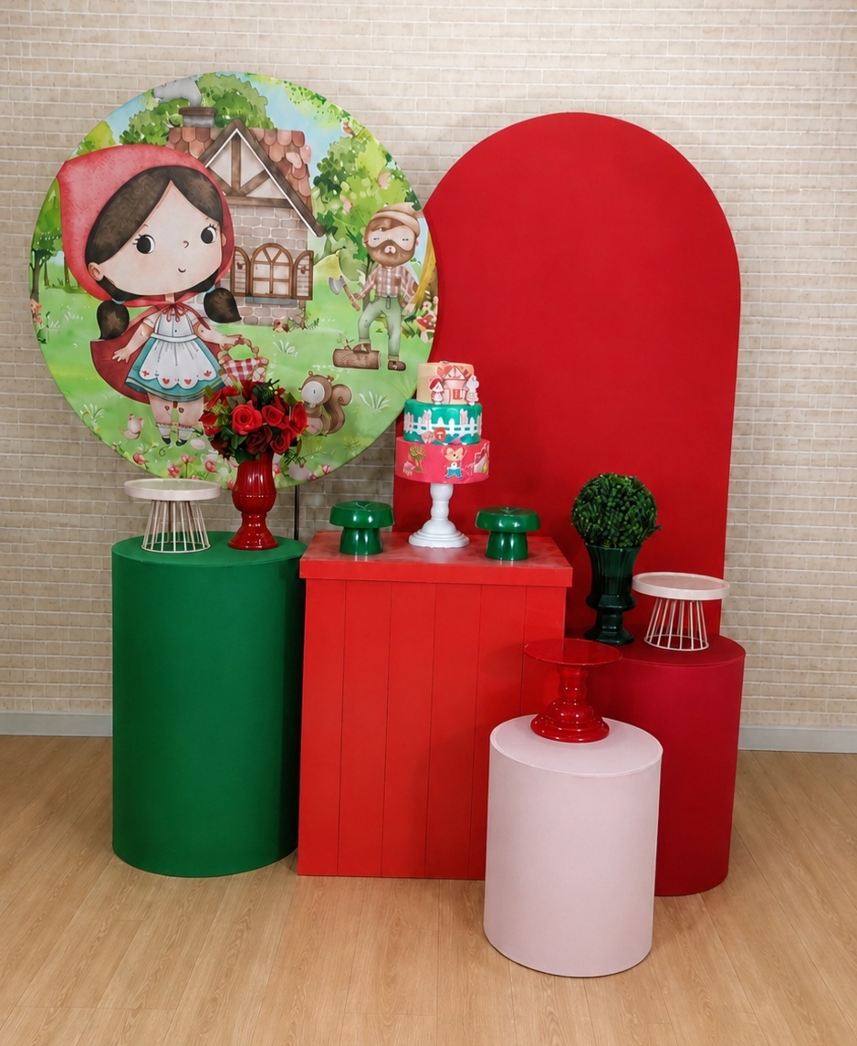 Alugue Decoração Chapeuzinho Vermelho (Modelo 4) - HZM Decoração e Locação