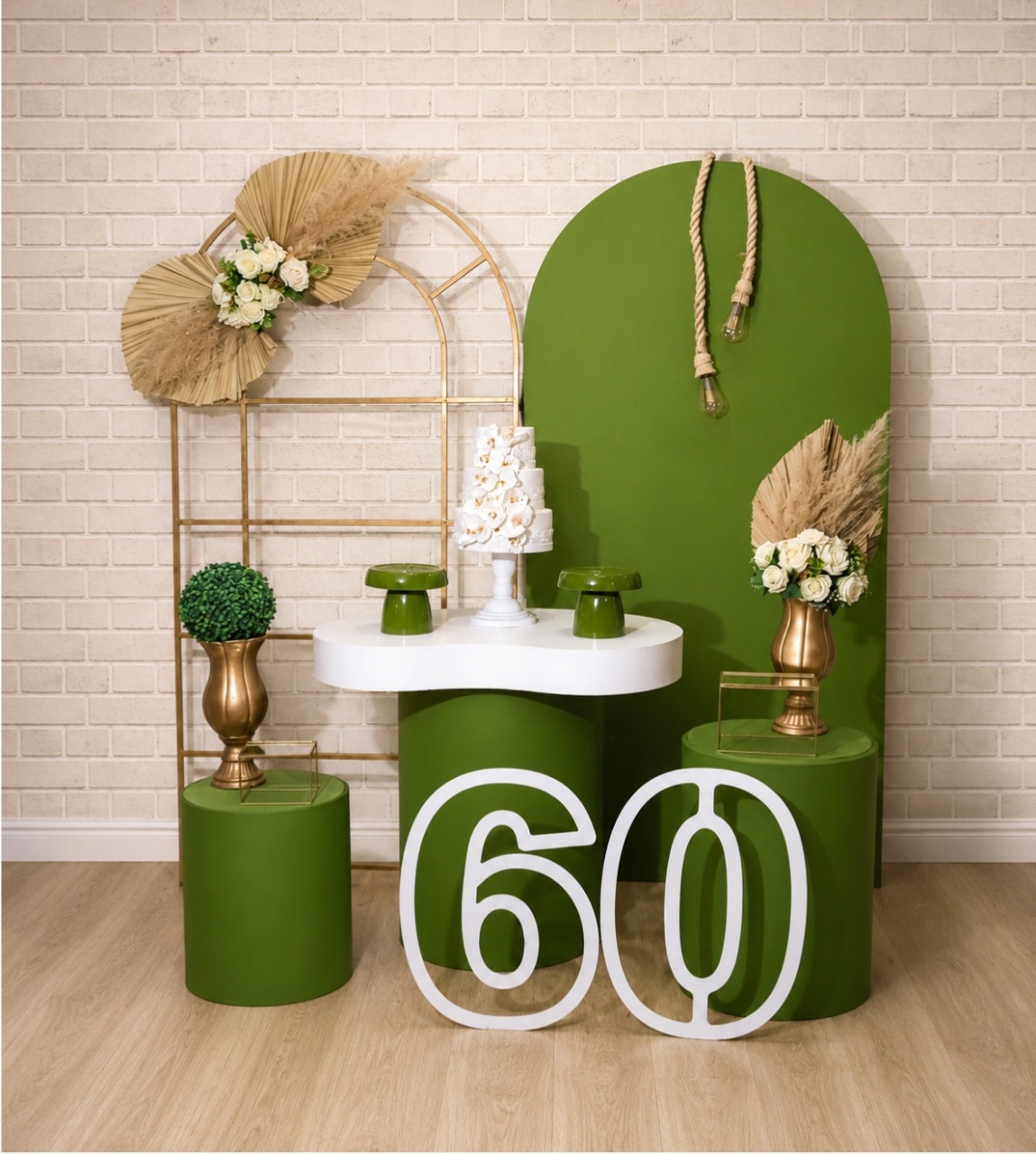 Alugue Decoração 60 Anos (Modelo 5) - HZM Decoração e Locação