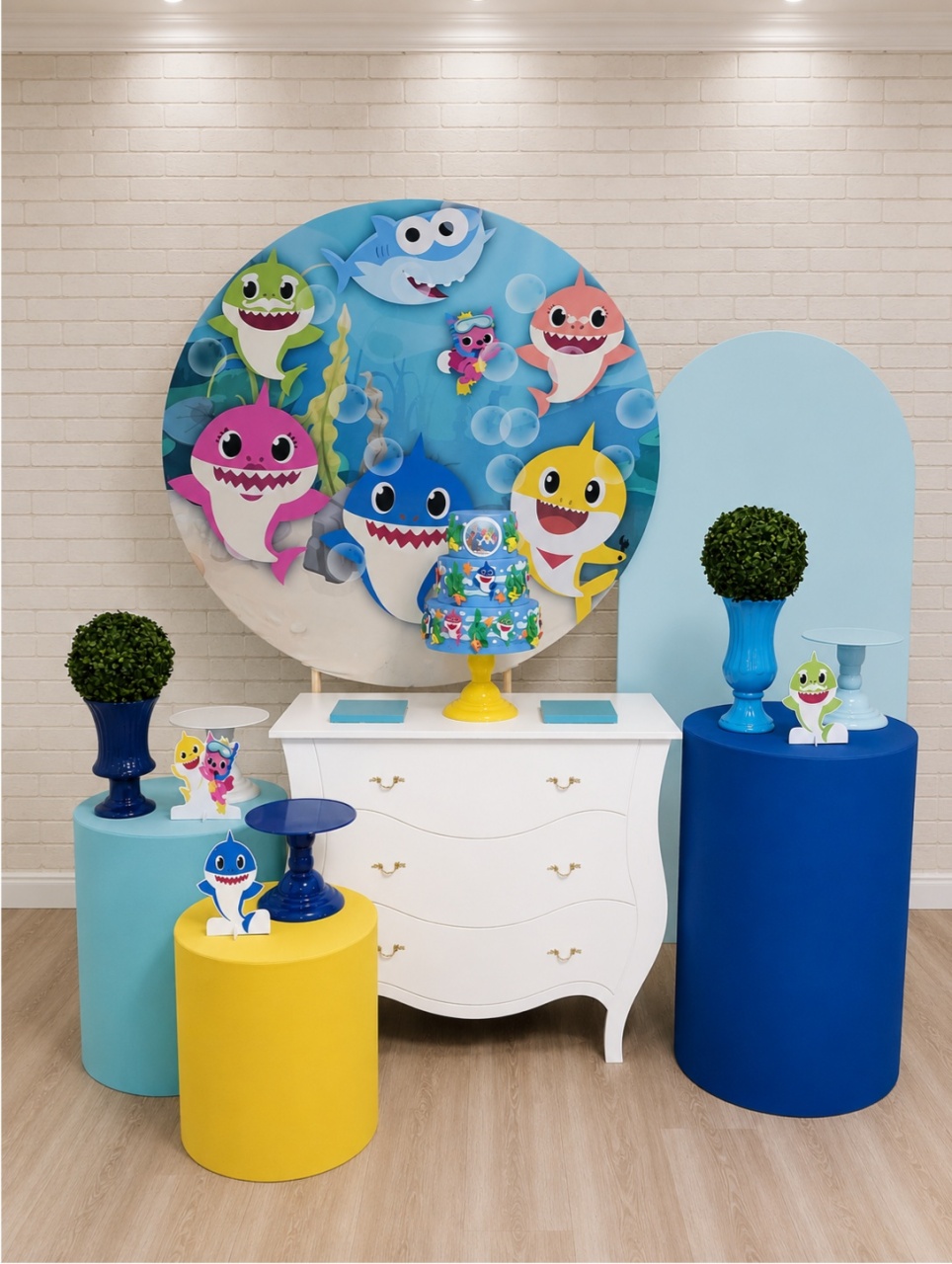 Alugue Decoração Baby Shark (Modelo 3) - HZM Decoração e Locação