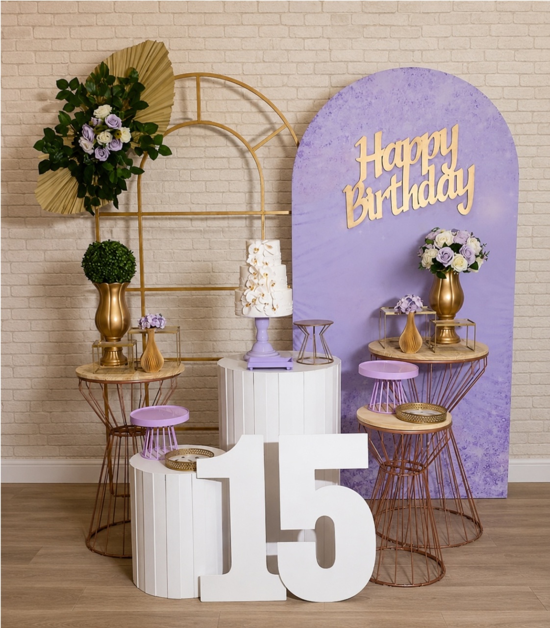 Alugue Decoração 15 Anos ( Modelo 17) - HZM Decoração e Locação