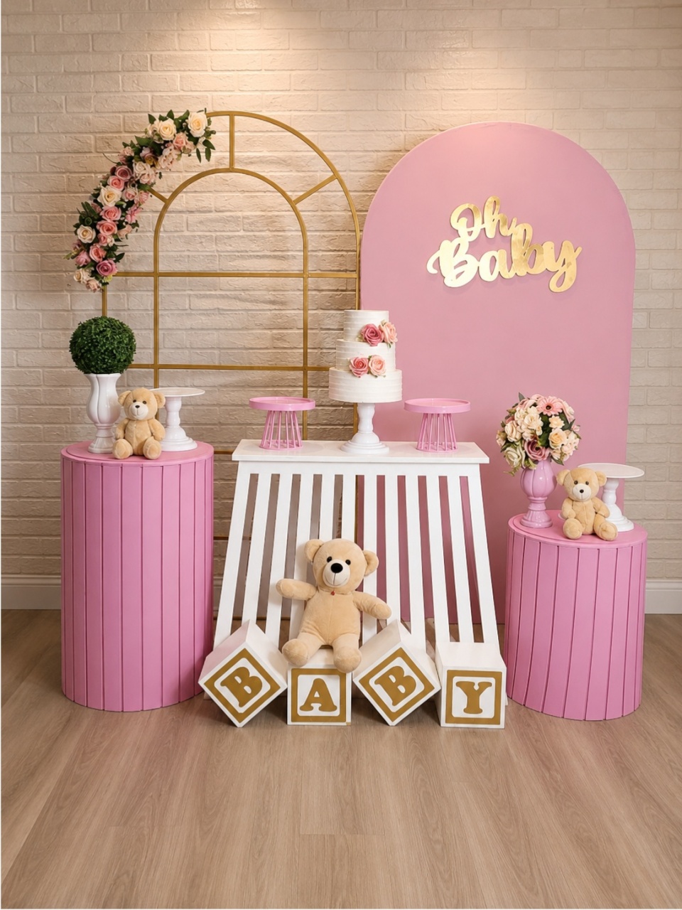 Alugue Decoração Chá de Bebê  (Modelo 23) - HZM Decoração e Locação