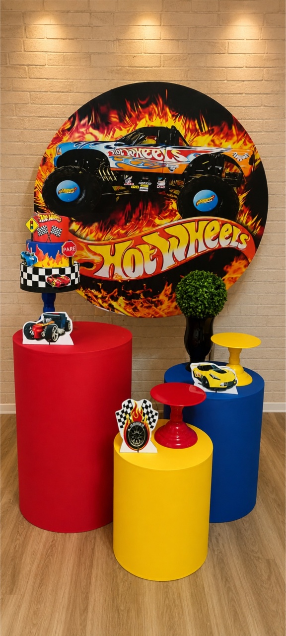 Alugue Decoração Hotwheels (Modelo 1) - HZM Decoração e Locação