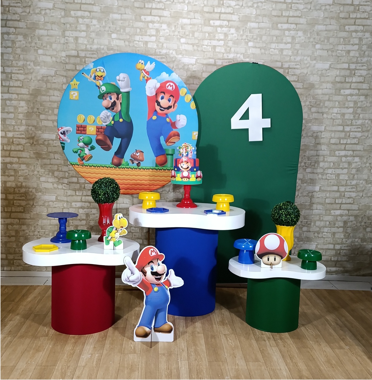 Alugue Decoração Super Mario ( Modelo 10) - HZM Decoração e Locação