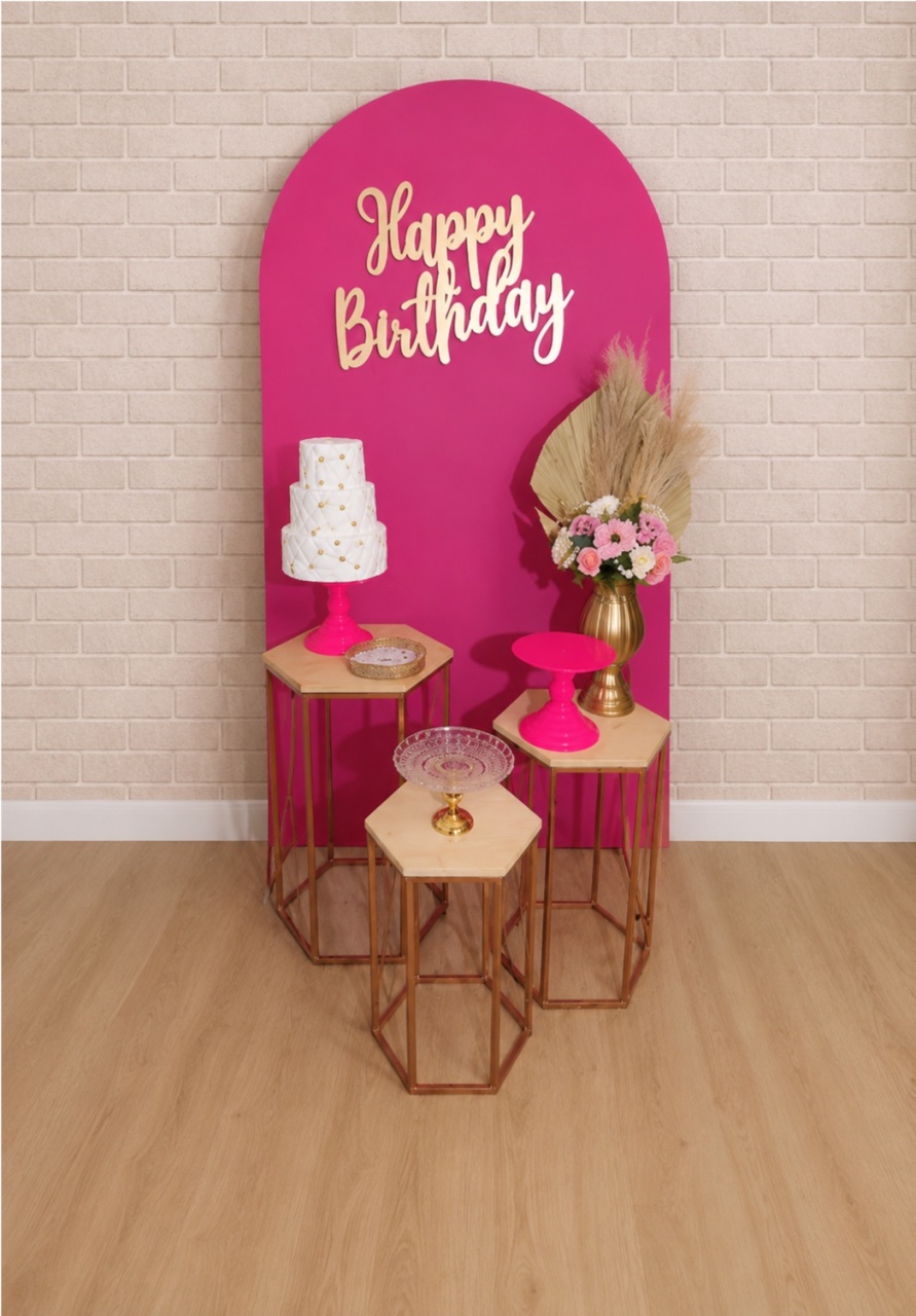 Alugue Decoração Happy ( Modelo 2) - HZM Decoração e Locação