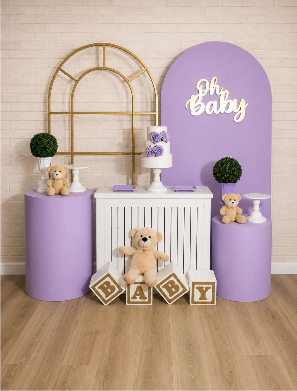 Alugue Decoração Chá de Bebê (Modelo 39) - HZM Decoração e Locação