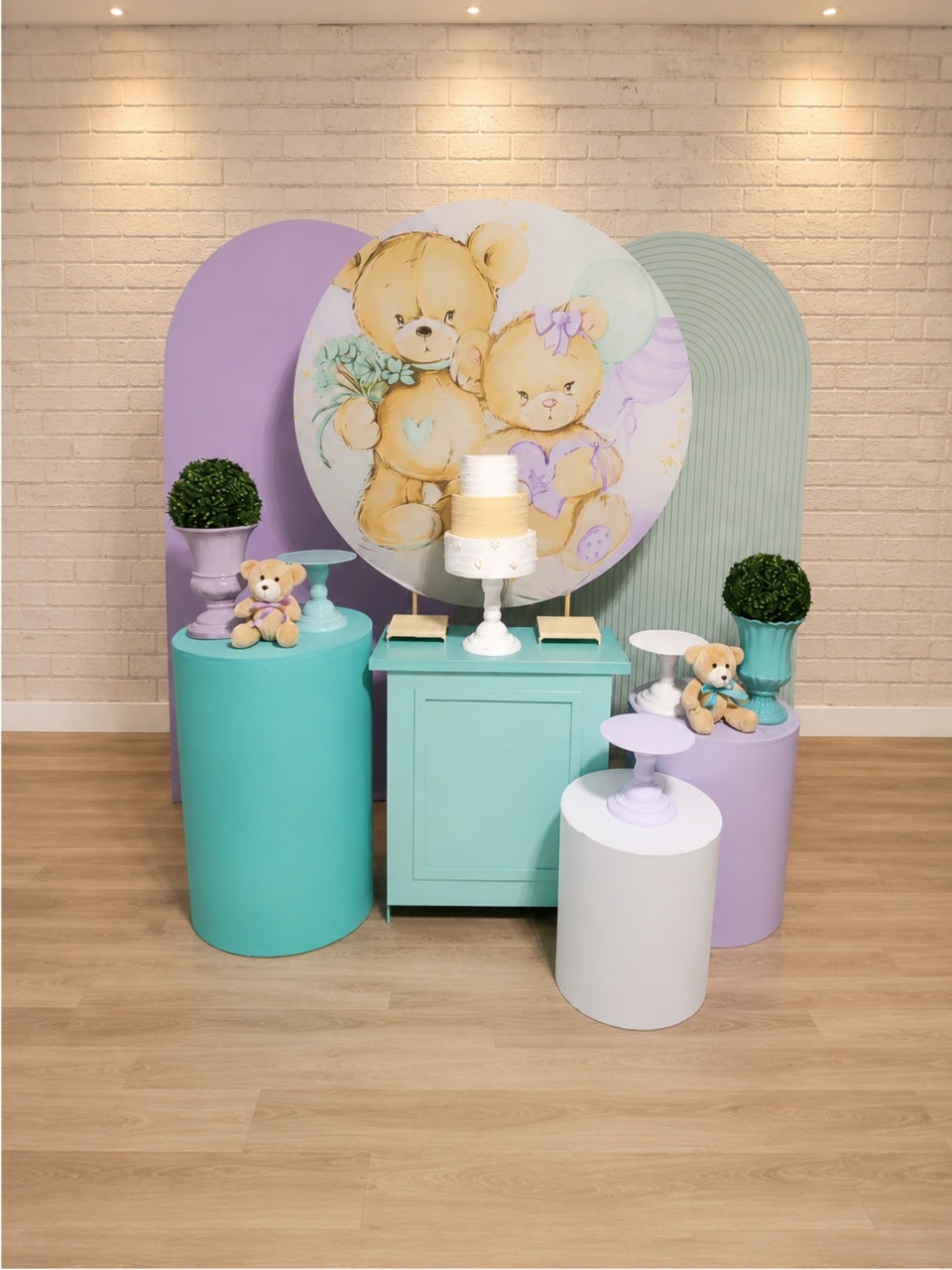 Alugue Decoração Chá Revelação (Modelo 2 - HZM Decoração e Locação