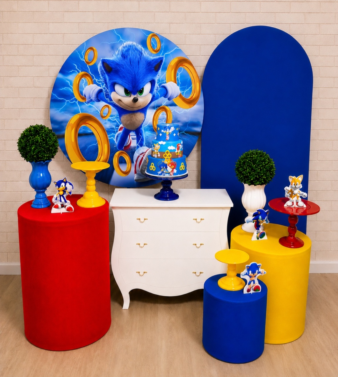 Alugue Decoração Sonic ( Modelo 8) - HZM Decoração e Locação