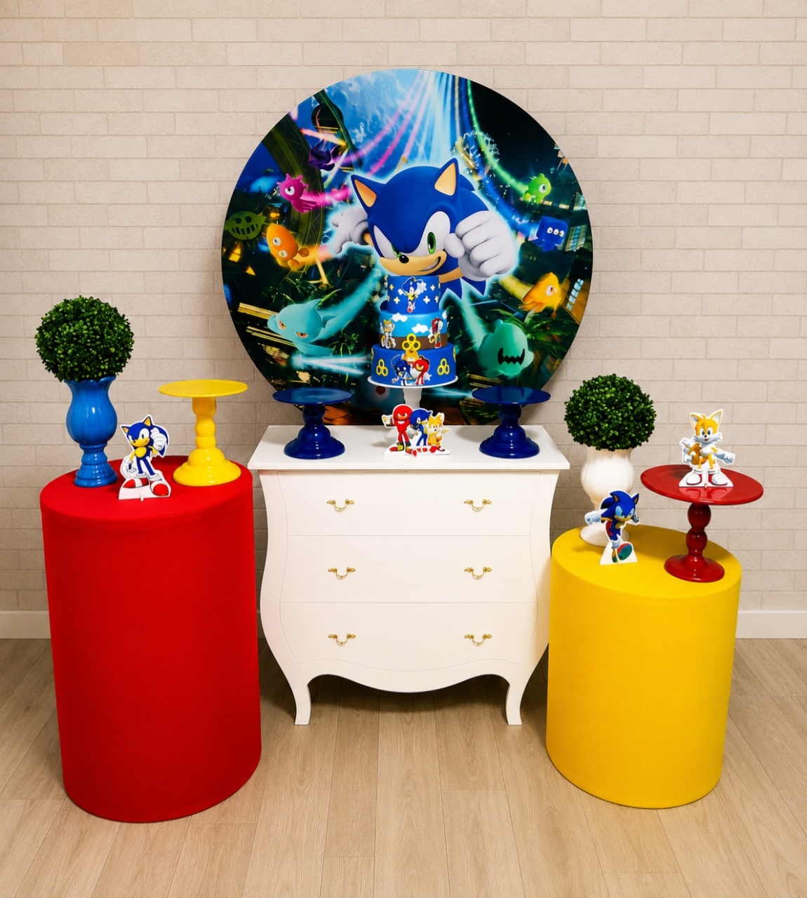 Alugue Decoração Sonic ( Modelo 2) - HZM Decoração e Locação