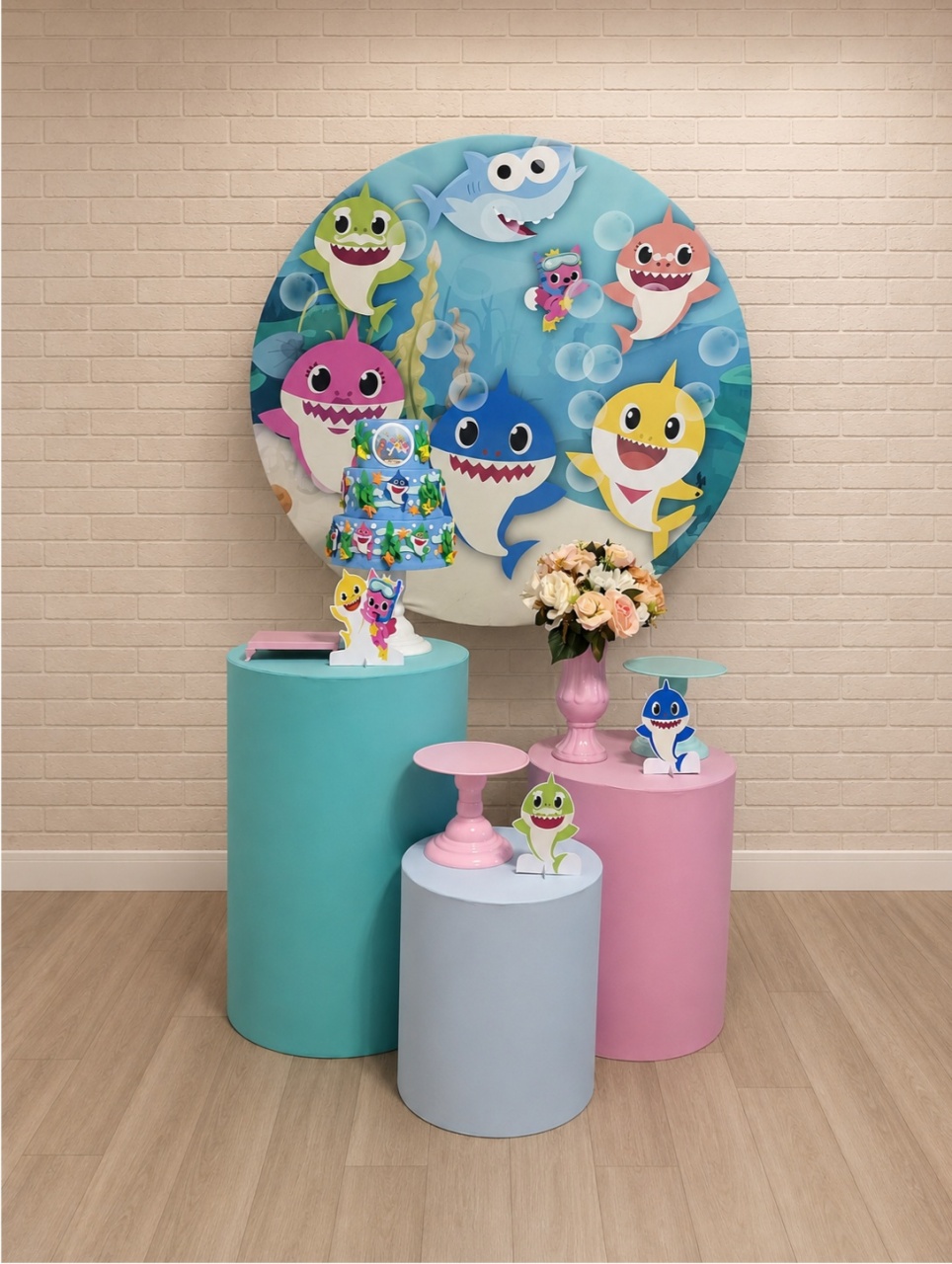Alugue Decoração Baby Shark (Modelo 5) - HZM Decoração e Locação