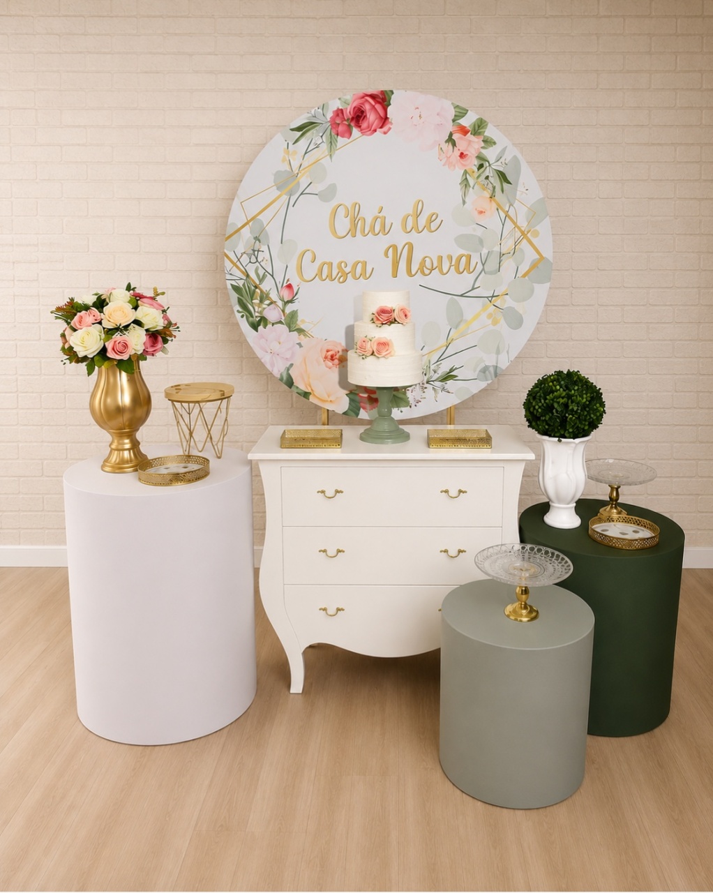 Alugue Decoração Chá de Casa Nova ( Modelo 2) - HZM Decoração e Locação