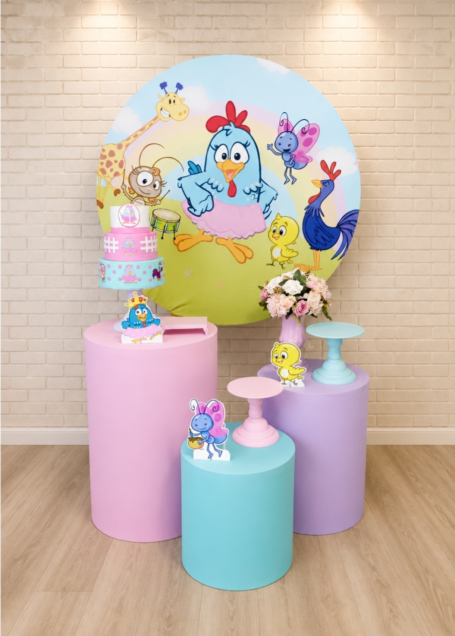 Alugue Decoração Galinha Pintadinha (Modelo 1) - HZM Decoração e Locação
