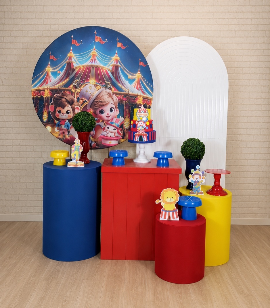 Alugue Decoração Circo ( Modelo 4) - HZM Decoração e Locação