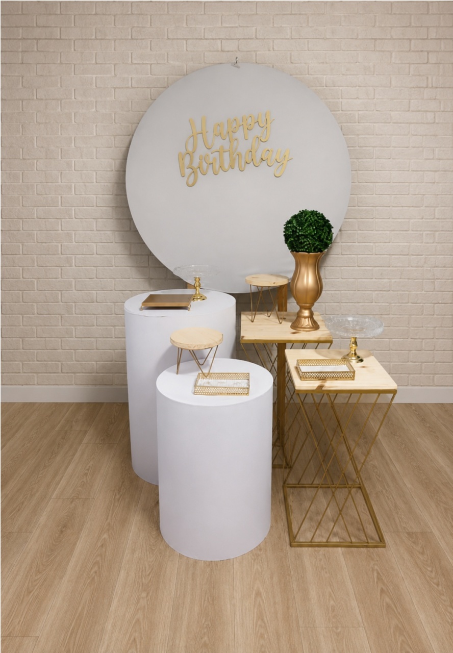 Alugue Decoração Happy ( Modelo 39) - HZM Decoração e Locação
