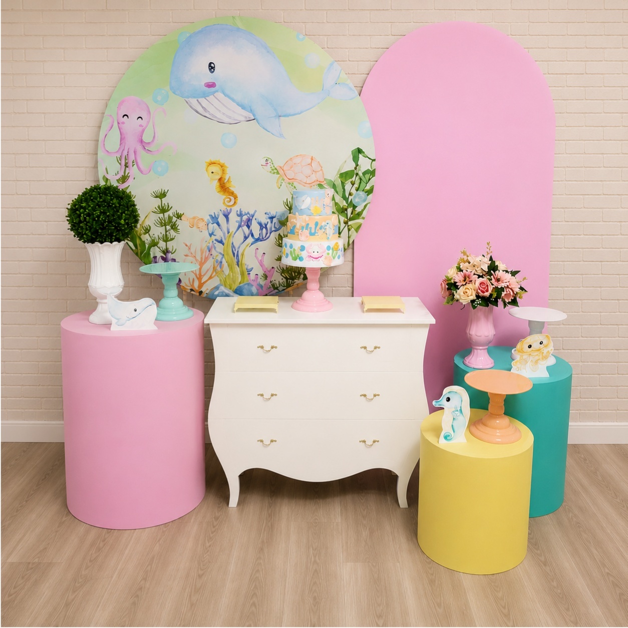 Alugue Decoração Fundo Do Mar ( Modelo 3) - HZM Decoração e Locação