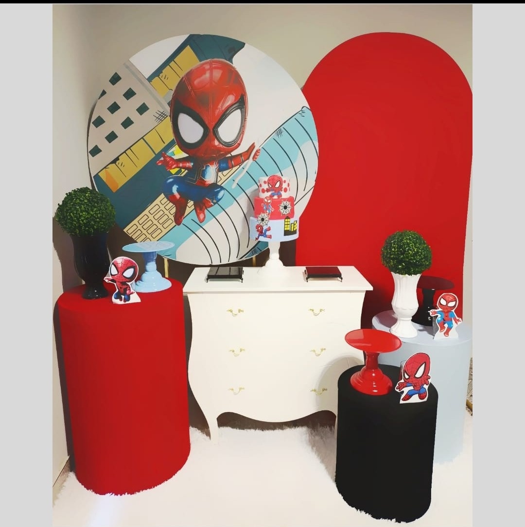 Alugue Decoração Homem Aranha Cuti ( Modelo 3) - HZM Decoração e Locação