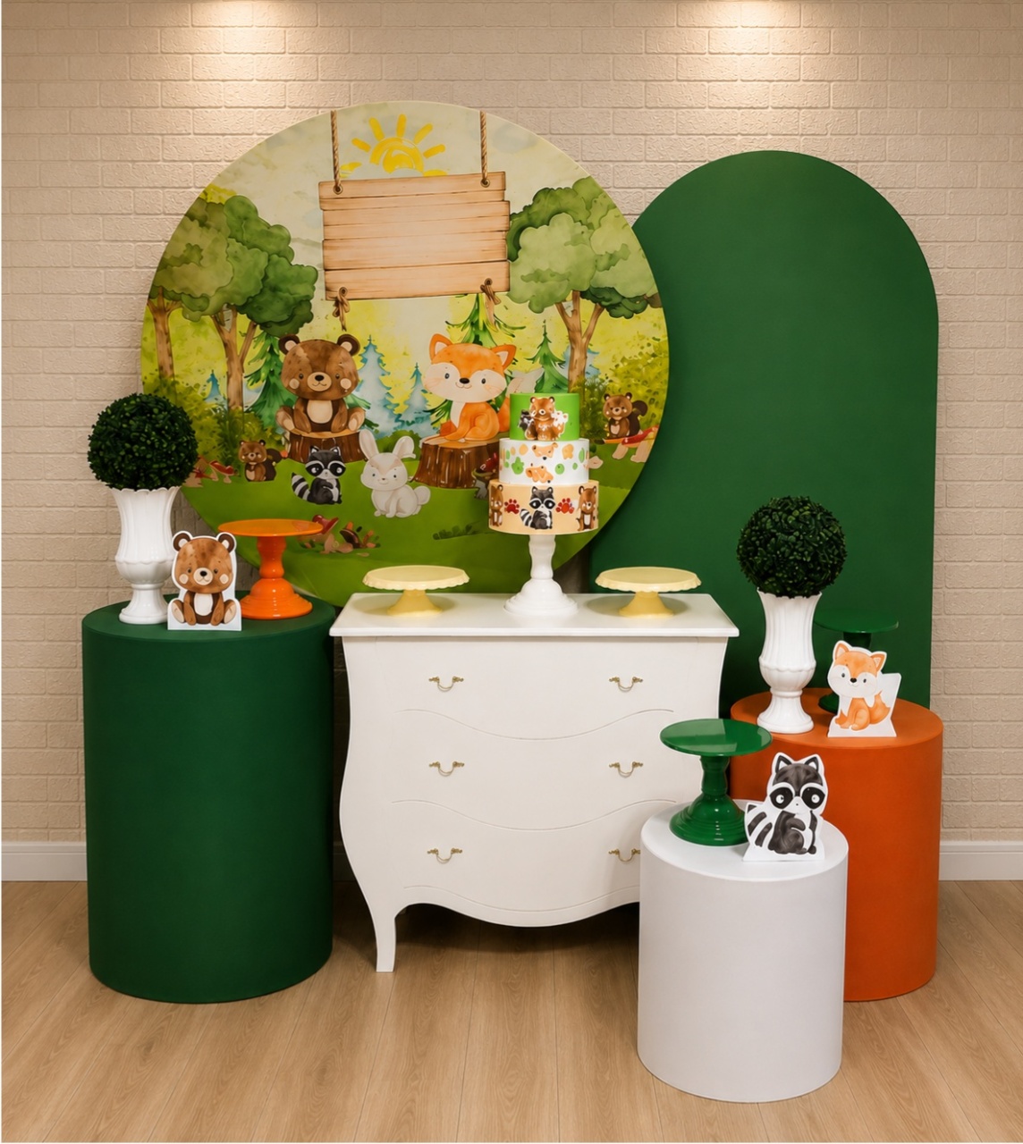 Alugue Decoração Bosque (Modelo 3) - HZM Decoração e Locação