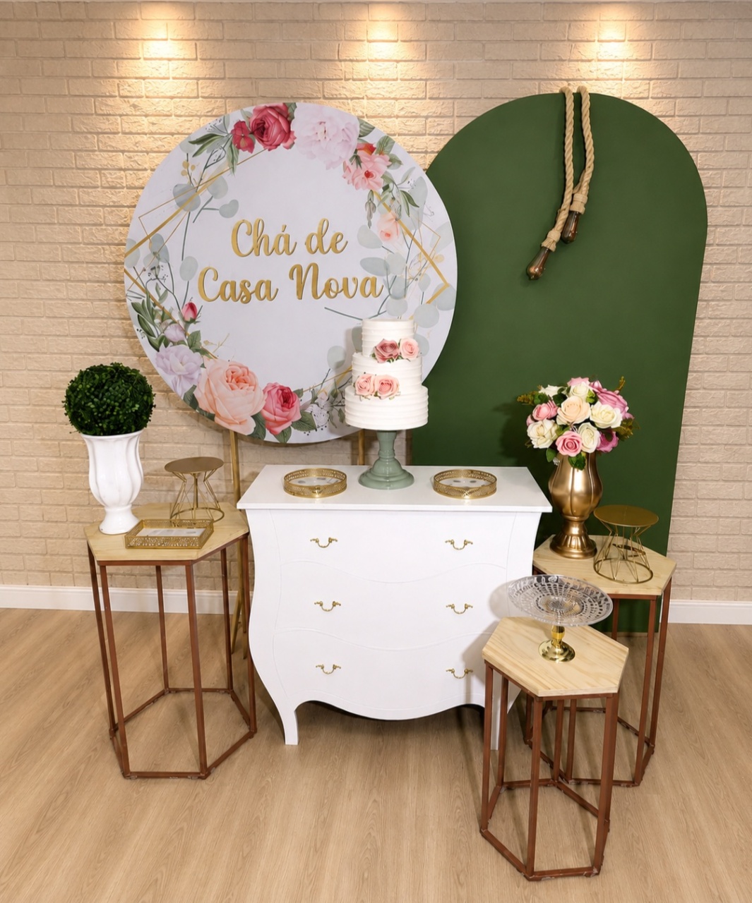 Alugue Decoração Chá de Casa Nova ( Modelo 3) - HZM Decoração e Locação