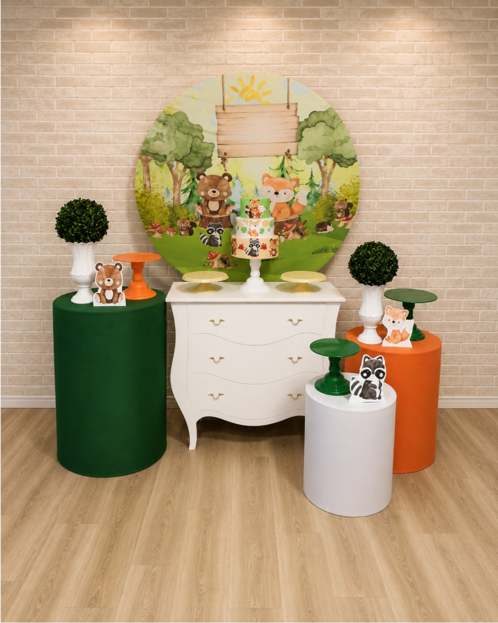 Alugue Decoração Bosque (Modelo 2) - HZM Decoração e Locação