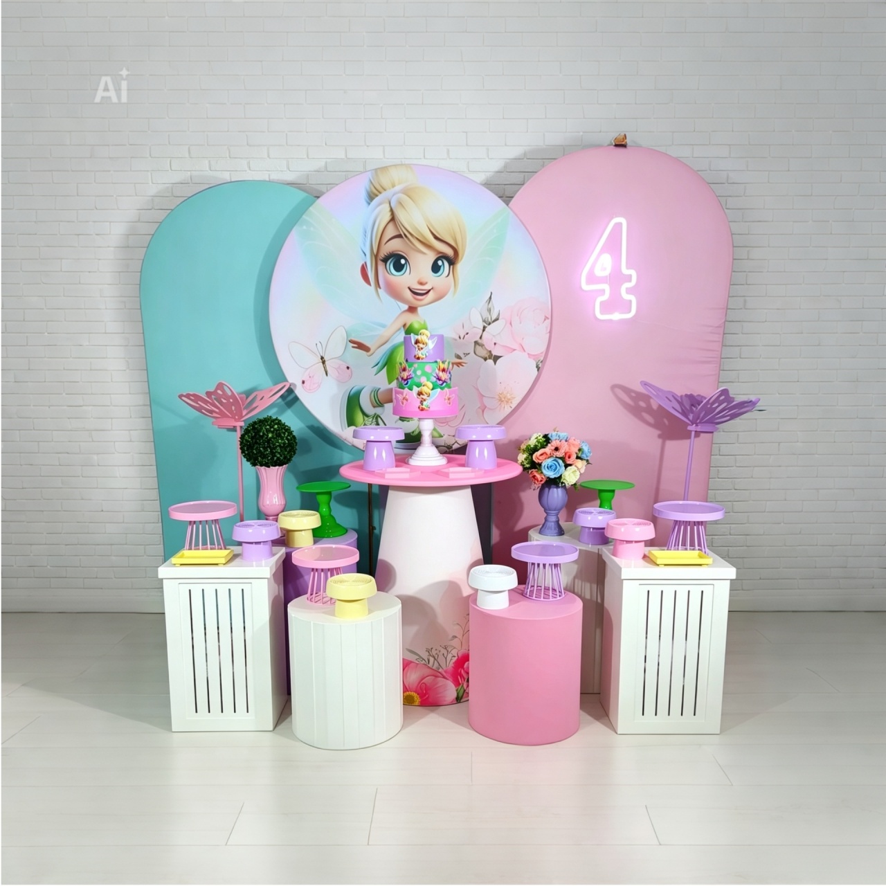 Alugue Decoração Tinker Bell (Modelo 4) - HZM Decoração e Locação