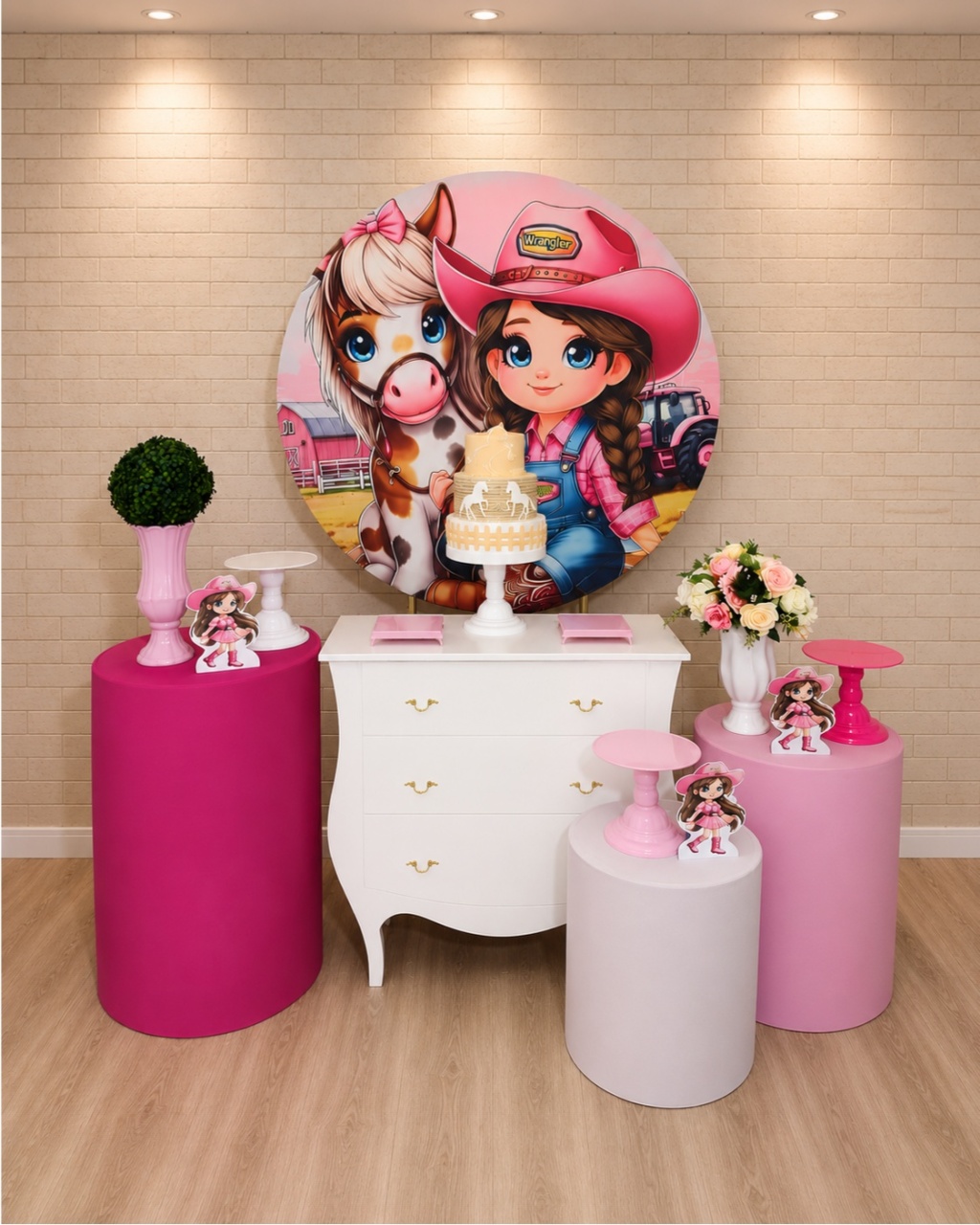 Alugue Decoração Menina Country ( Modelo 2) - HZM Decoração e Locação