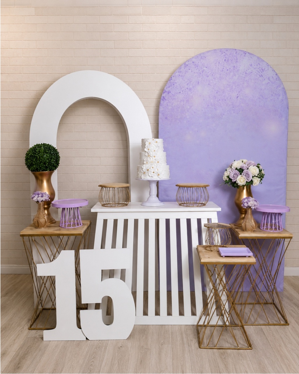 Alugue Decoração 15 Anos ( Modelo 18) - HZM Decoração e Locação