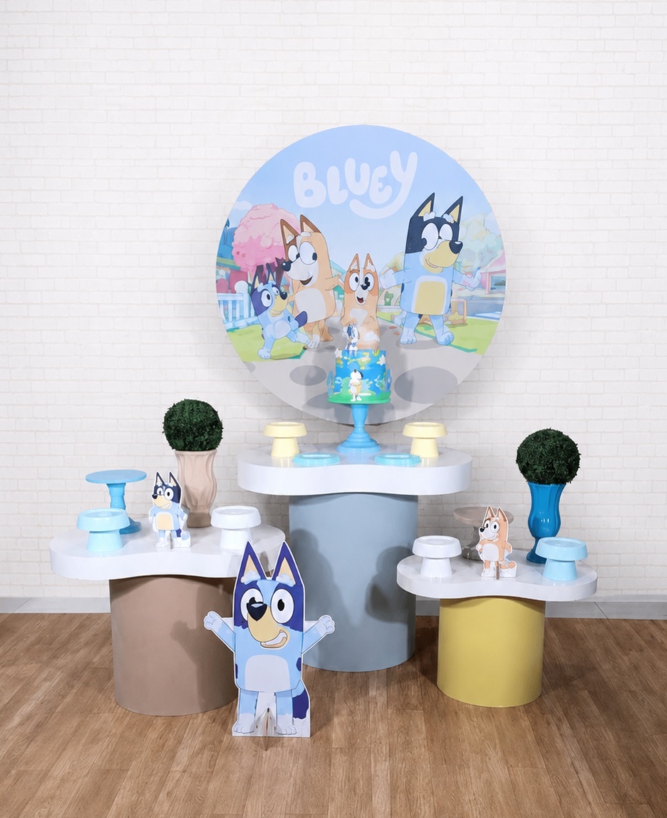 Alugue Decoração Bluey ( Modelo 6) - HZM Decoração e Locação