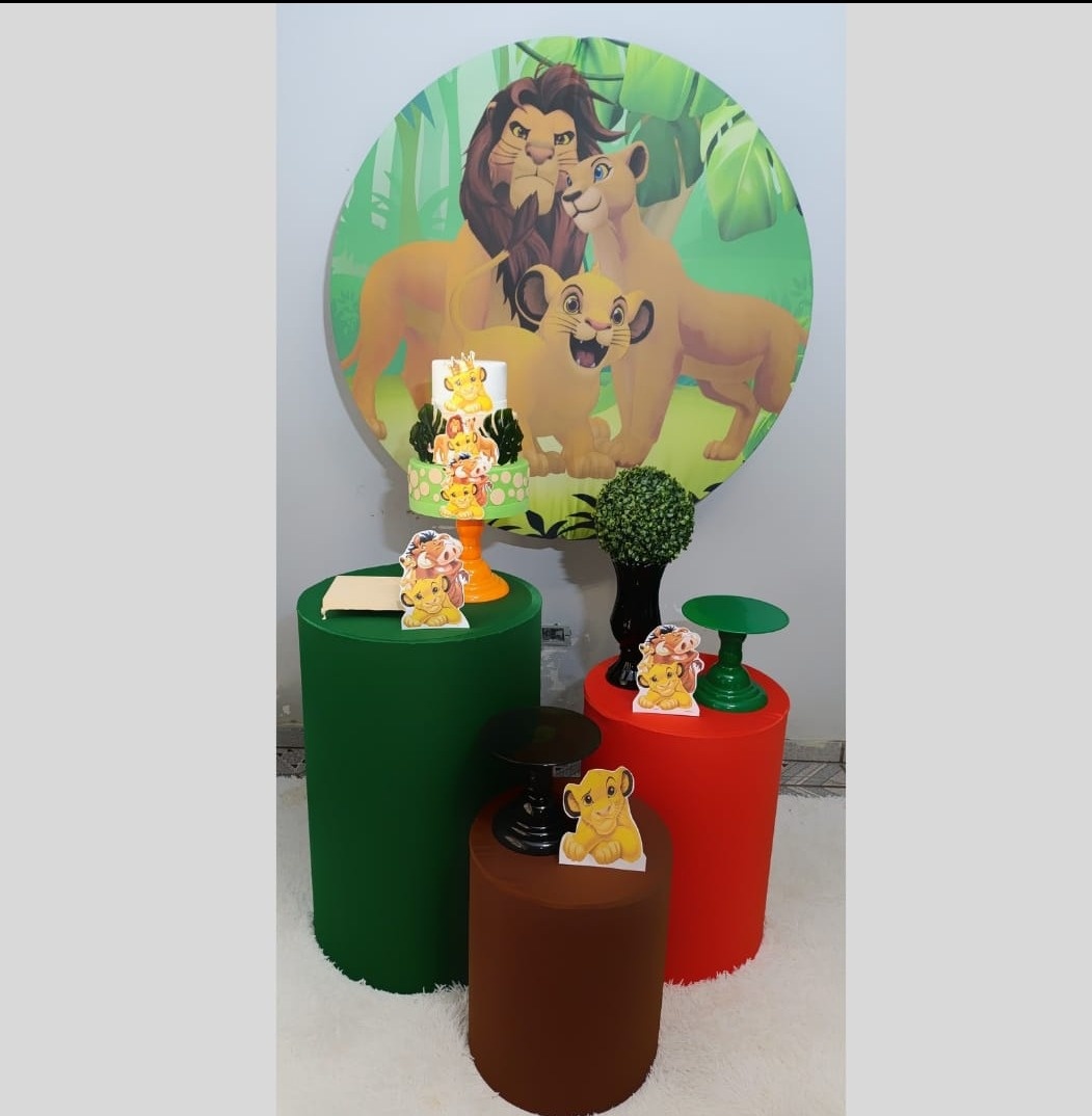 Alugue Decoração Turma Do Rei Leão ( Modelo 1)  - HZM Decoração e Locação