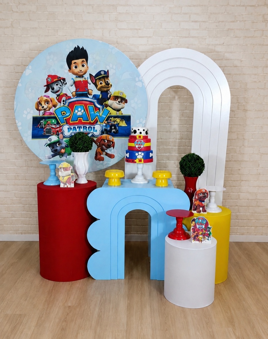 Alugue Decoração Patrulha Canina (Modelo 17) - HZM Decoração e Locação